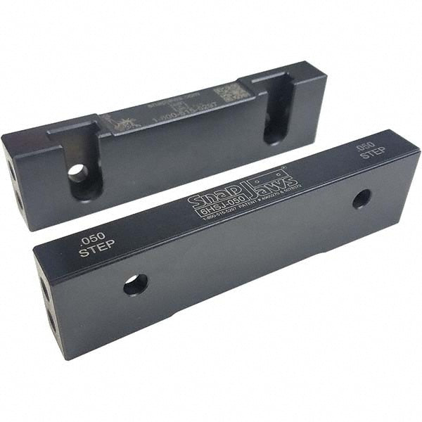 Snap Jaws 6HSJ-050 Vise Jaw 6.00" Wide, 1.5300" High, 0.7300" Thick, Step