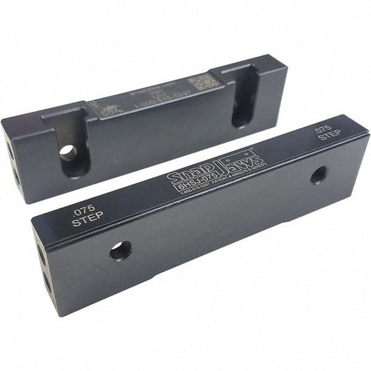 Snap Jaws 6HSJ-075 Vise Jaw 6.00" Wide, 1.5300" High, 0.7300" Thick, Step