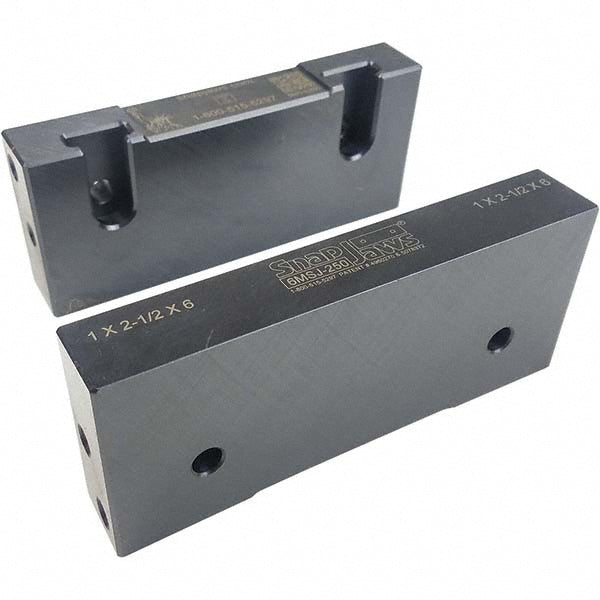 Snap Jaws 6MSJ-250 Vise Jaw 6.00" Wide, 2-1/2" High, 1.0000" Thick, Flat