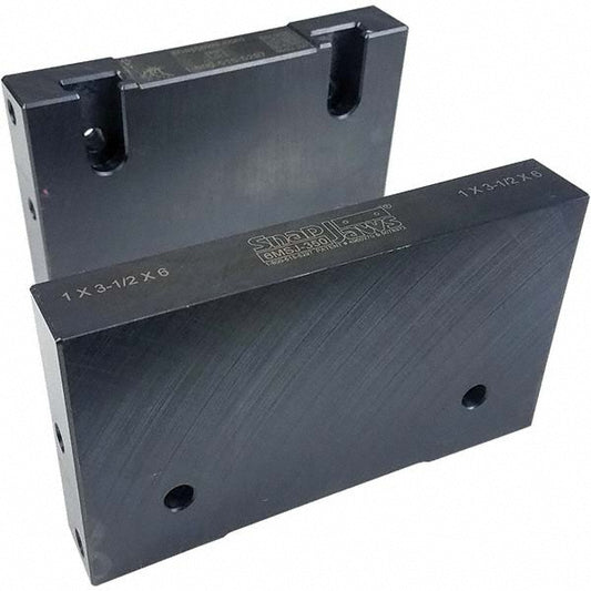 Snap Jaws 6MSJ-350 Vise Jaw 6.00" Wide, 3-1/2" High, 1.0000" Thick, Flat