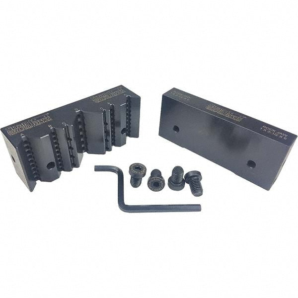Snap Jaws 6MVJ-250 Vise Jaw 6.00" Wide, 1-1/8" High, 0.0625" Thick, V-Groove