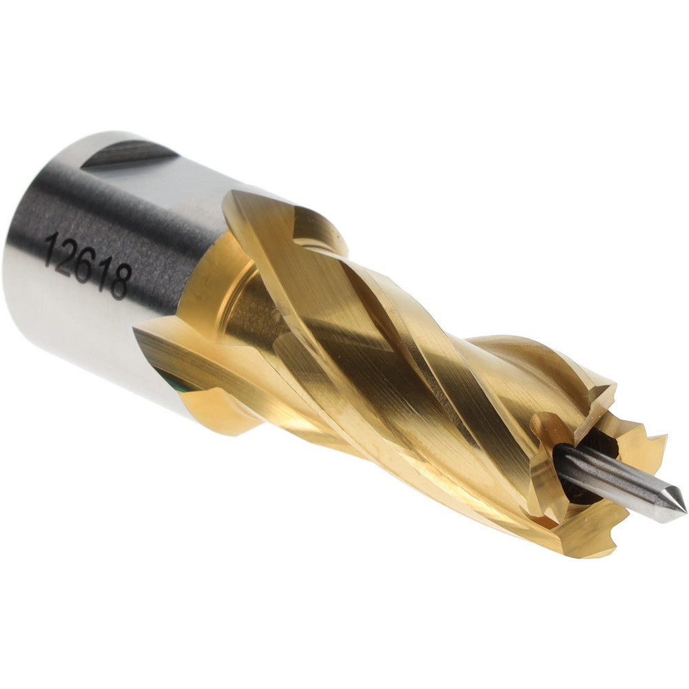 Hougen 12618 Annular Cutter 9/16" Dia, 1" Depth of Cut, High Speed Steel