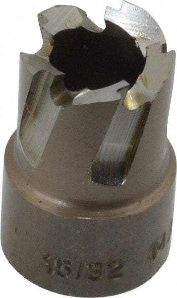 Hougen 11114 Annular Cutter 15/32" Dia, 1/4" Depth of Cut, High Speed Steel