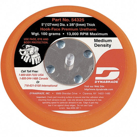 Dynabrade 54325 Disc Backing Pad Hook & Loop