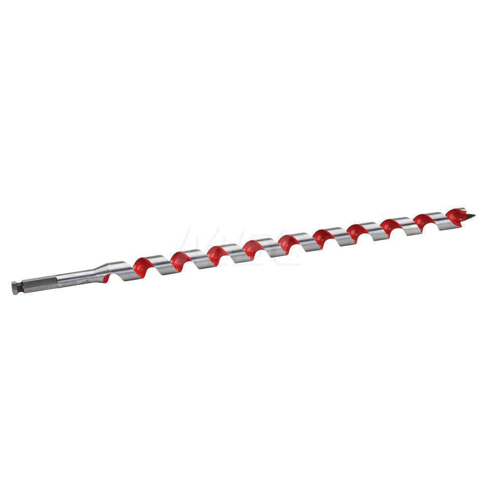 Milwaukee Tool 48-13-5810 13/16", 7/16" Diam Hex Shank, 18" Overall Length with 15" Twist, Ship Auger Bit