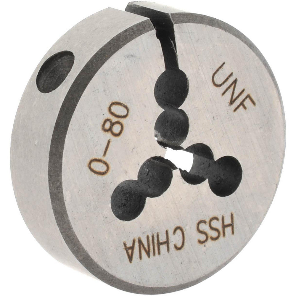Value Collection 314-1000 Round Die #0-80, High Speed Steel