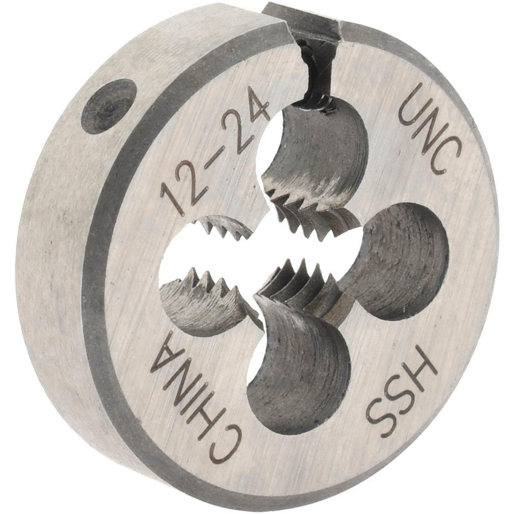 Value Collection 314-1034 Round Die #12-24, High Speed Steel