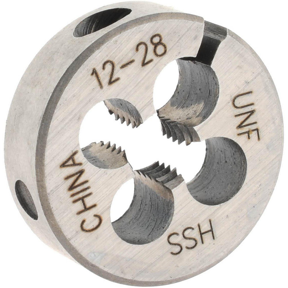 Value Collection 314-1036 Round Die #12-28, High Speed Steel