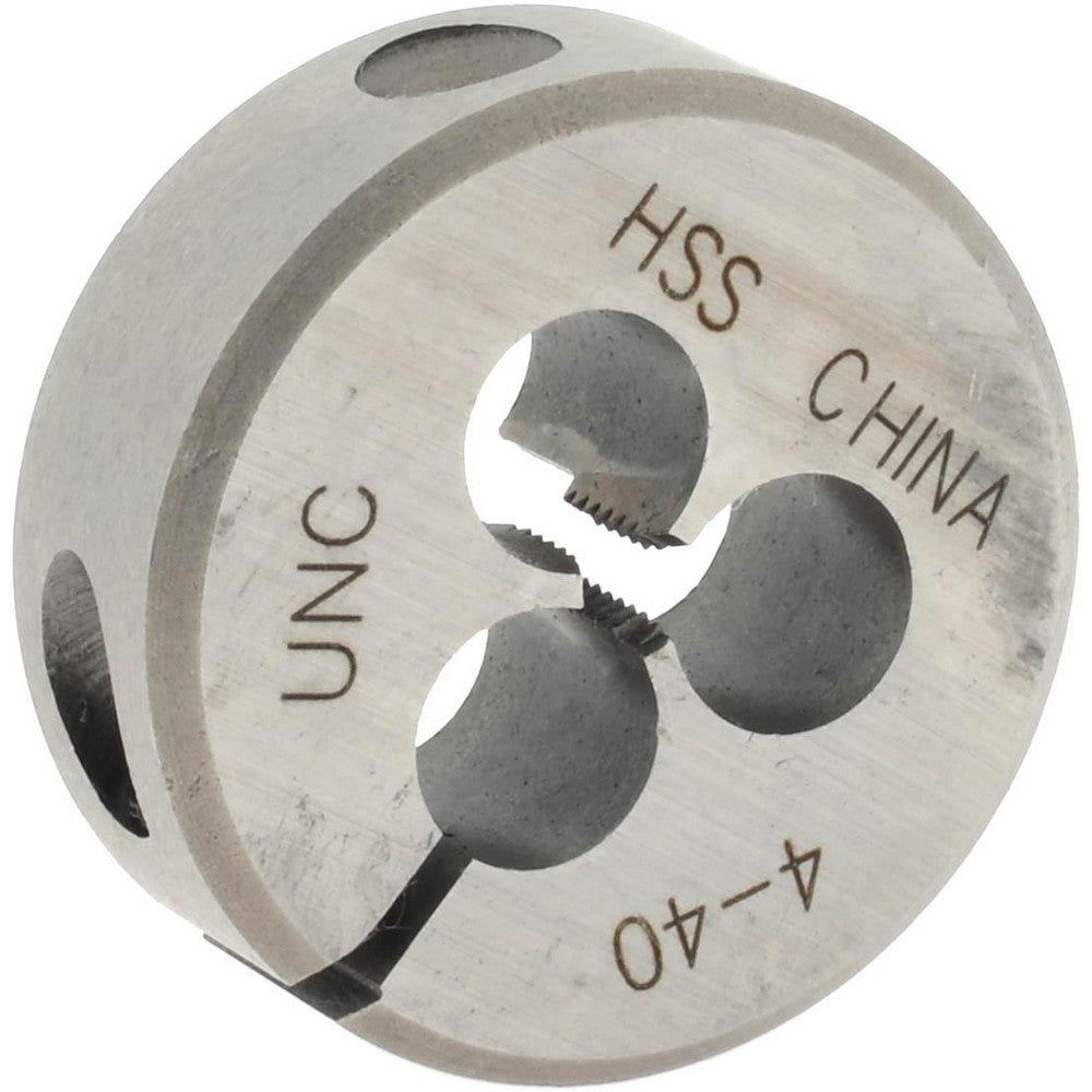 Value Collection 314-1114 Round Die #4-40, 1" OD, High Speed Steel