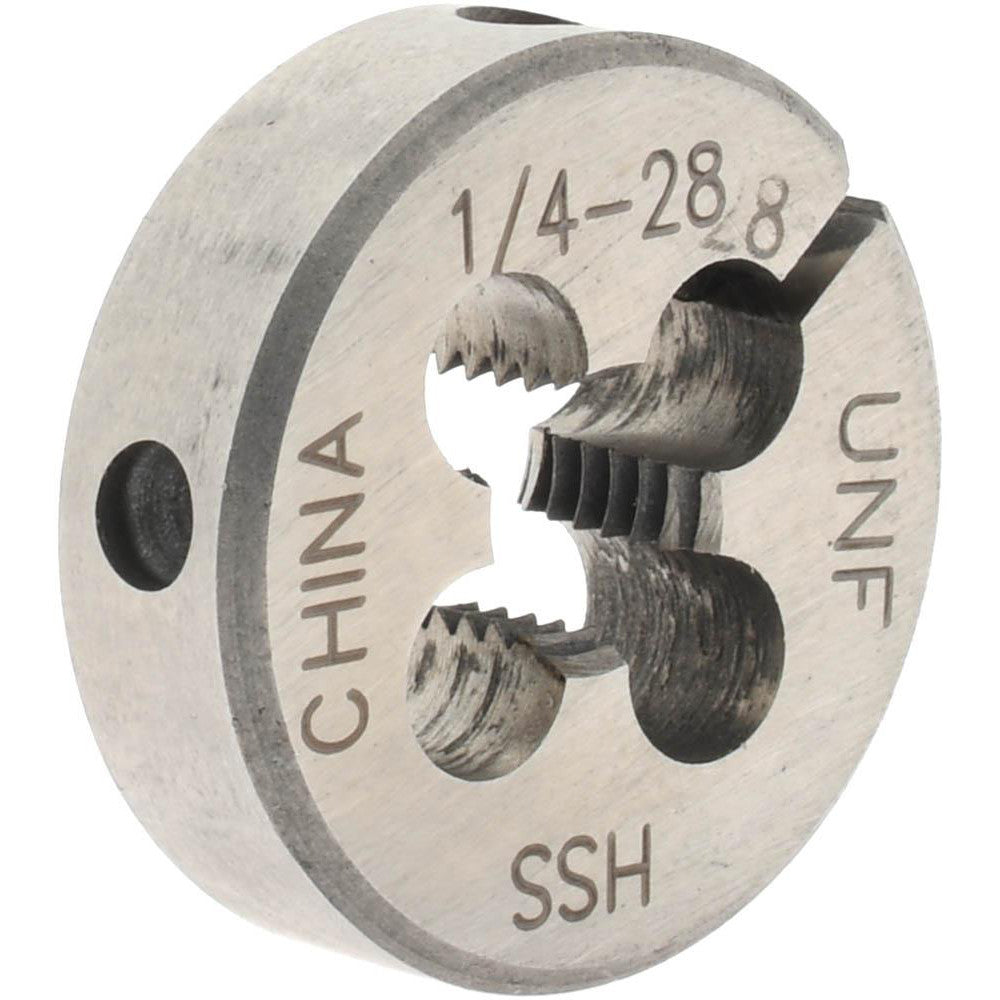 Value Collection 314-1042 Round Die 1/4-28, High Speed Steel