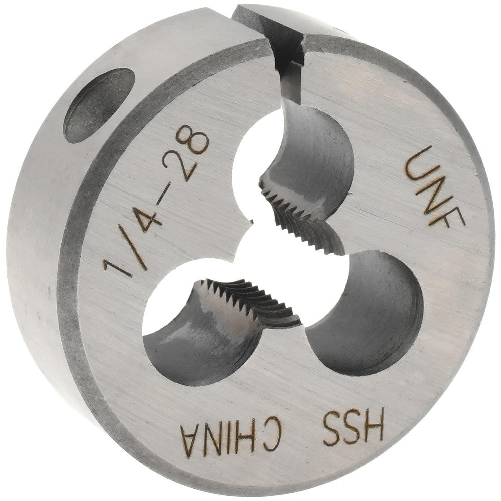 Value Collection 314-1142 Round Die 1/4-28, 1" OD, High Speed Steel