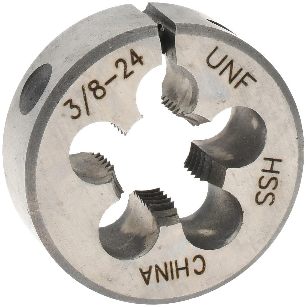 Value Collection 314-1150 Round Die 3/8-24, 1" OD, High Speed Steel