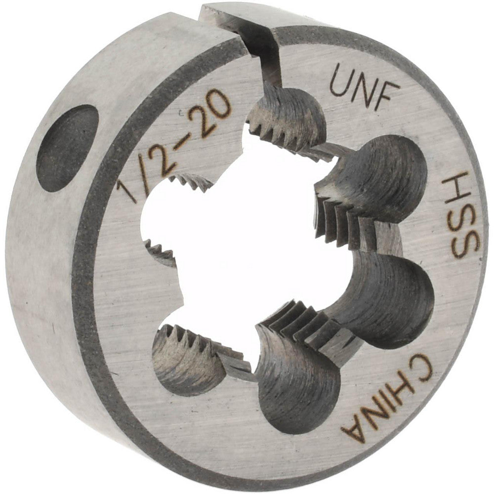 Value Collection 314-1158 Round Die 1/2-20, 1" OD, High Speed Steel