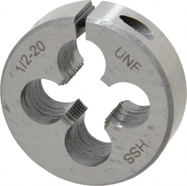 Value Collection 314-1260 Round Die 1/2-20, High Speed Steel