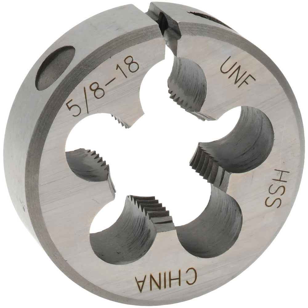 Value Collection 314-1268 Round Die 5/8-18, High Speed Steel