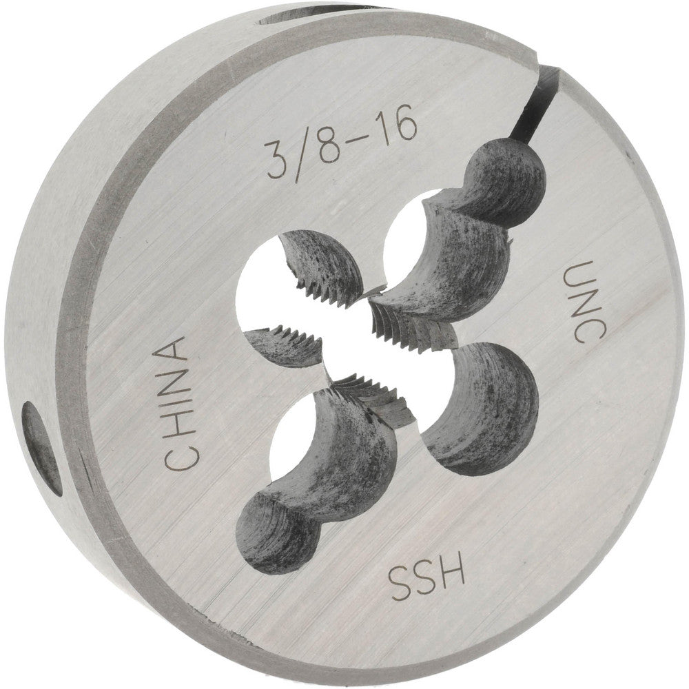 Value Collection 314-1348 Round Die 3/8-16, 2" OD, High Speed Steel