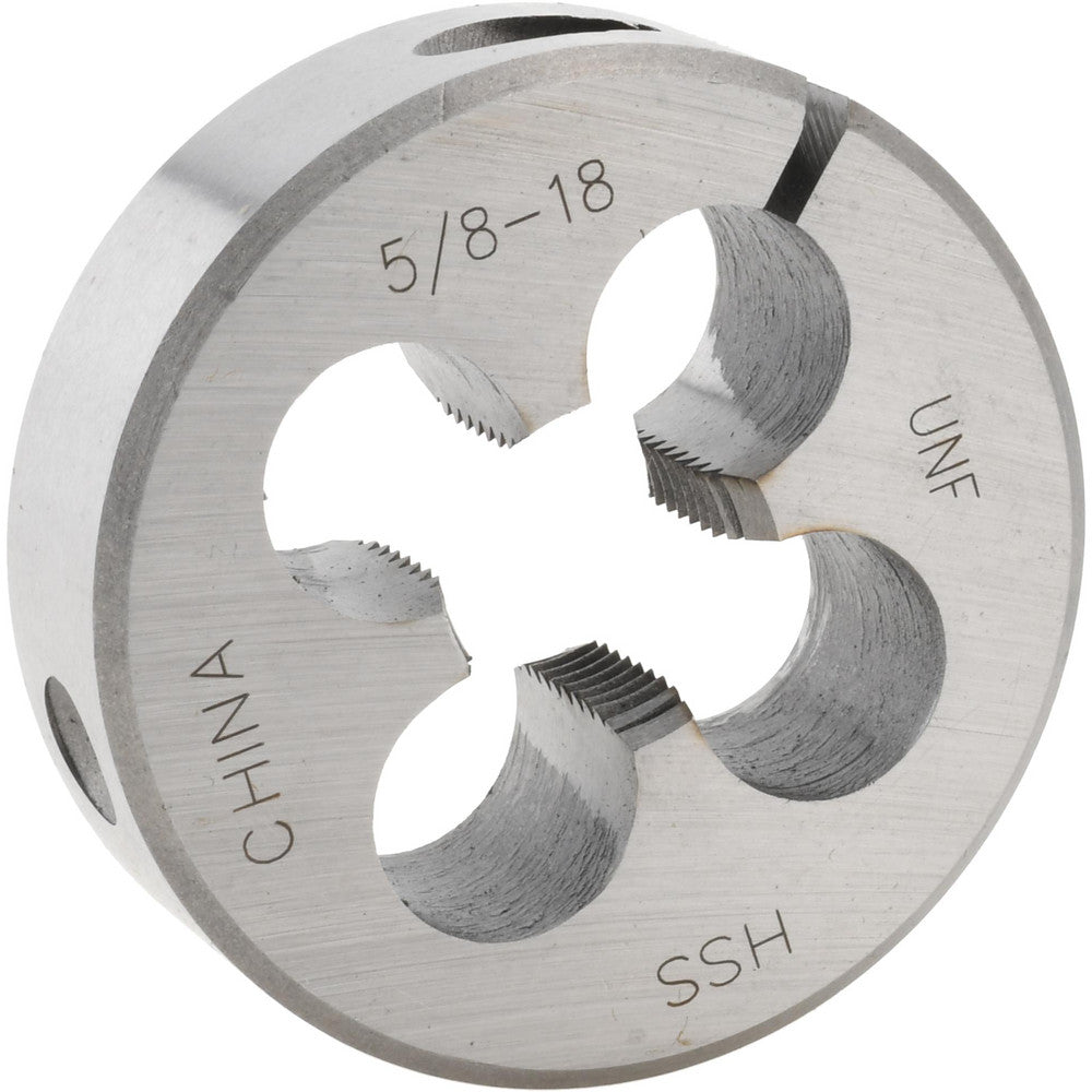 Value Collection 314-1366 Round Die 5/8-18, 2" OD, High Speed Steel