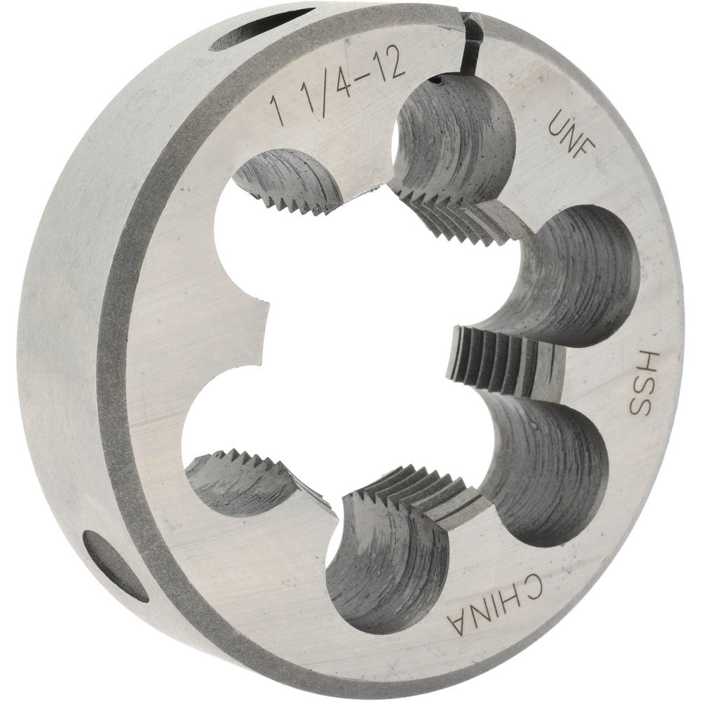 Value Collection 314-1486 Round Die 1-1/4-12, High Speed Steel
