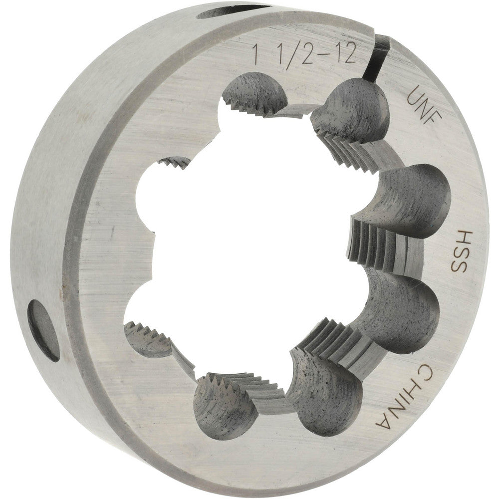 Value Collection 314-1494 Round Die 1-1/2-12, High Speed Steel