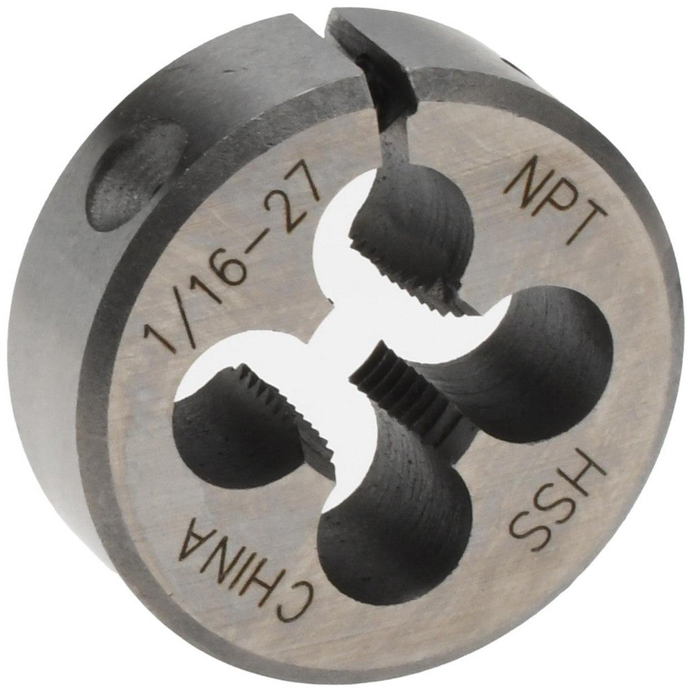 Value Collection 315-2110 1/16-27 NPT x 1" OD Round Adjustable Pipe Die