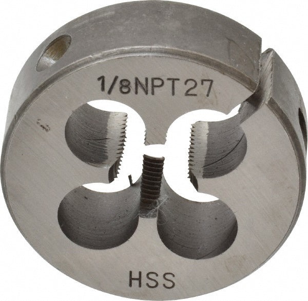 Value Collection 315-2120 1/8-27 NPT x 1-1/2" OD Round Adjustable Pipe Die