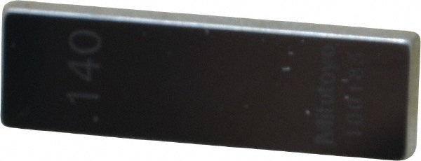 Mitutoyo 611180-531 Rectangle Steel Gage Block 0.14", Grade 0