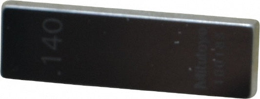 Mitutoyo 611180-531 Rectangle Steel Gage Block 0.14", Grade 0