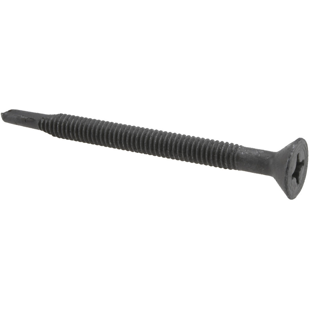 ITW Buildex 560073 #12, Flat Head, Phillips Drive, 2-3/4" OAL, #4 Point, Self Drilling Screw