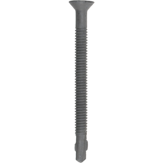 ITW Buildex 560063 1/4", Flat Head, Phillips Drive, 3" OAL, #4 Point, Self Drilling Screw