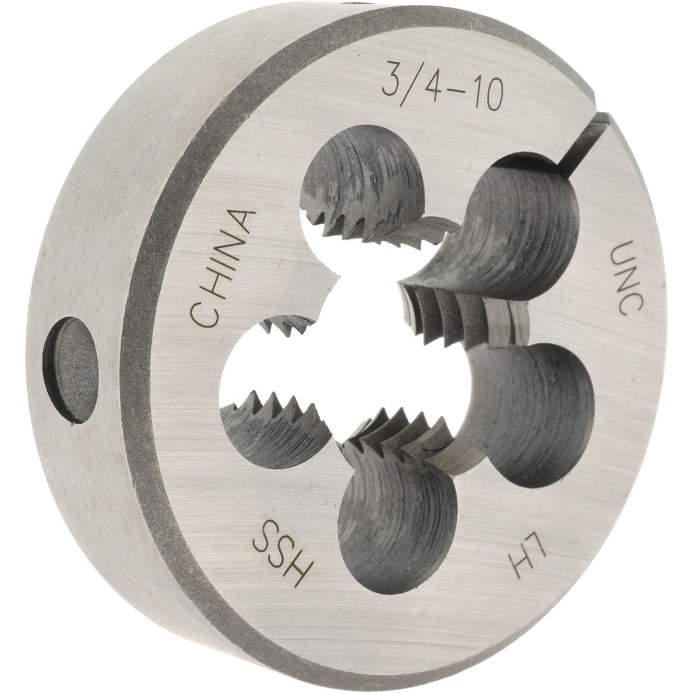 Value Collection 314-4370 Round Die 3/4-10, 2" OD, High Speed Steel