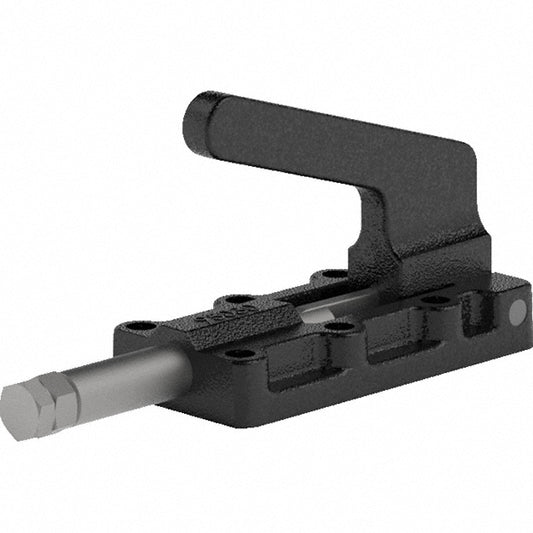 De-Sta-Co 95030 Standard Straight Line Action Clamp 550 lb Load Capacity, 0.98" Plunger Travel, Flanged Base, Carbon Steel