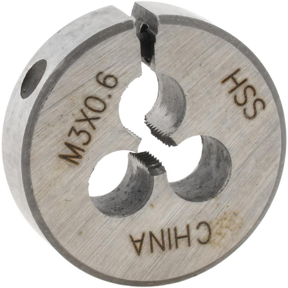 Value Collection 314-1571 Round Die M3x0.6, High Speed Steel