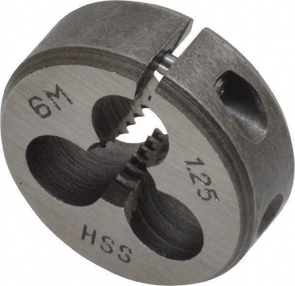 Value Collection 314-1685 Round Die M6x1.25, 1" OD, High Speed Steel