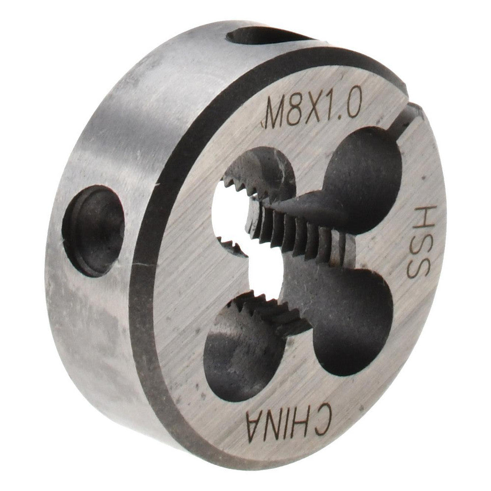 Value Collection 314-1644 Round Die M8x1, 1" OD, High Speed Steel