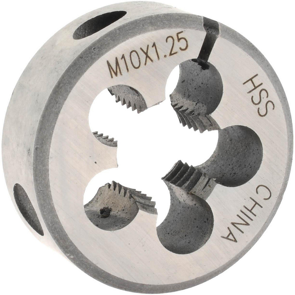 Value Collection 314-1654 Round Die M10x1.25, 1" OD, High Speed Steel