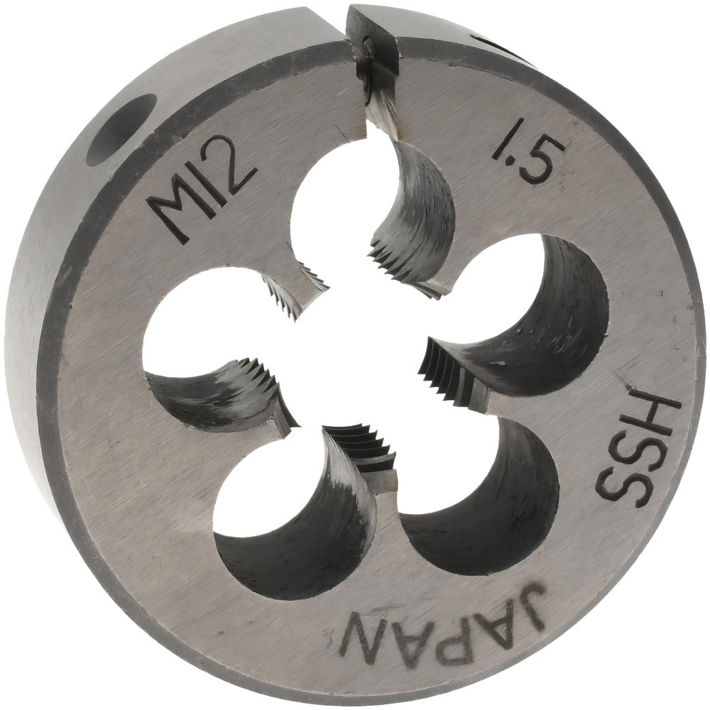 Value Collection 314-1724 Round Die M12x1.5, High Speed Steel