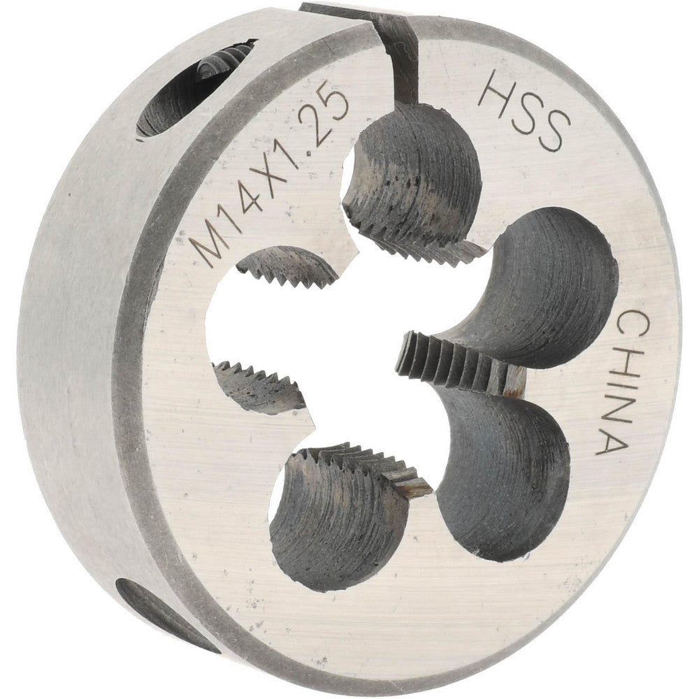 Value Collection 314-1730 Round Die M14x1.25, High Speed Steel