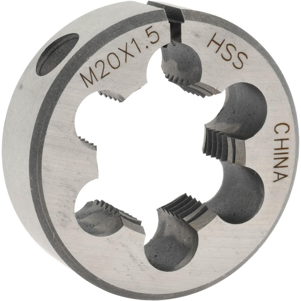 Value Collection 314-1752 Round Die M20x1.5, High Speed Steel
