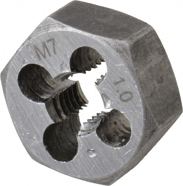 Value Collection 364-0073 Hex Rethreading Die M7x1, Right Hand, Carbon Steel