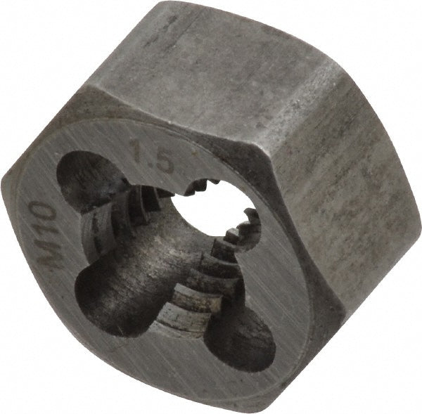 Value Collection 364-0104 Hex Rethreading Die M10x1.5, Right Hand, Carbon Steel