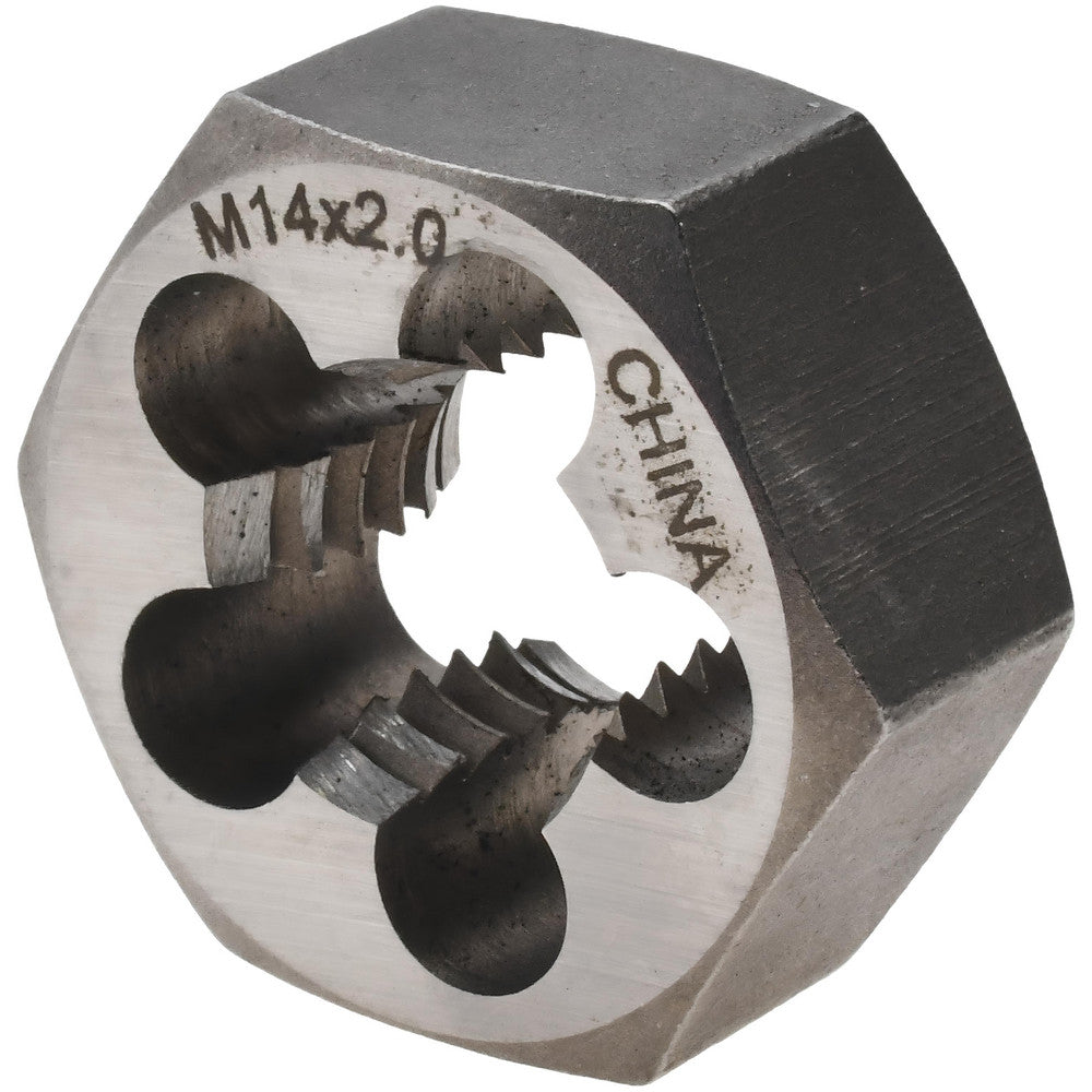 Value Collection 364-0144 Hex Rethreading Die M14x2, Right Hand, Carbon Steel