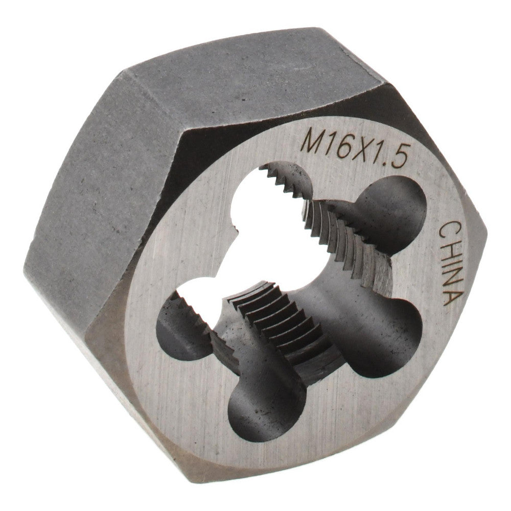 Value Collection 364-0162 Hex Rethreading Die M16x1.5, Right Hand, Carbon Steel