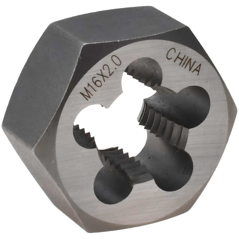 Value Collection 364-0163 Hex Rethreading Die M16x2, Right Hand, Carbon Steel
