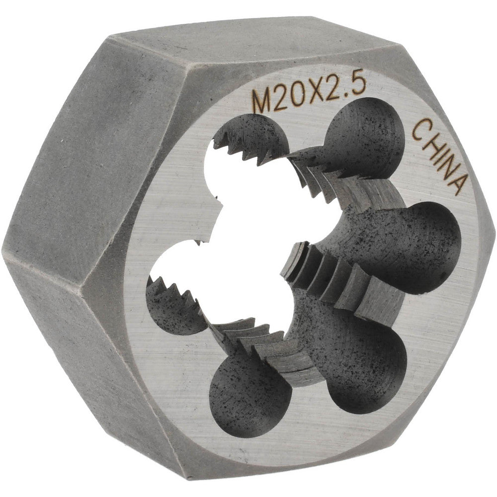 Value Collection 364-0205 Hex Rethreading Die M20x2.5, Right Hand, Carbon Steel