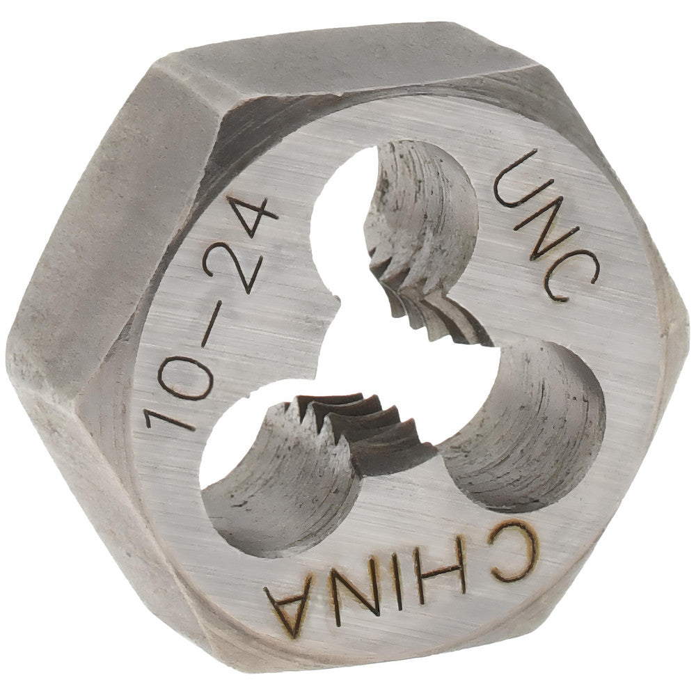 Value Collection 365-0074 Hex Rethreading Die #10-24, Right Hand, Carbon Steel