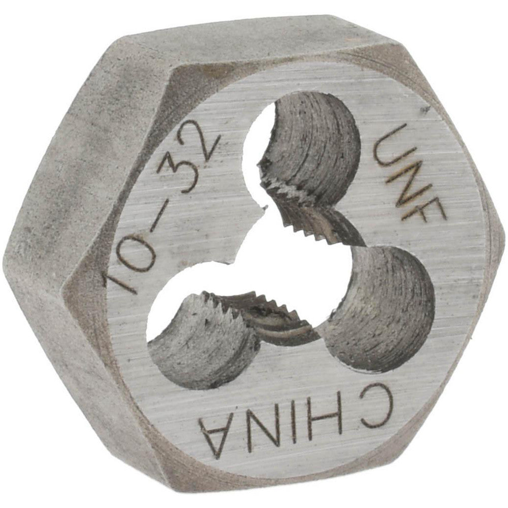 Value Collection 365-0076 Hex Rethreading Die #10-32, Right Hand, Carbon Steel