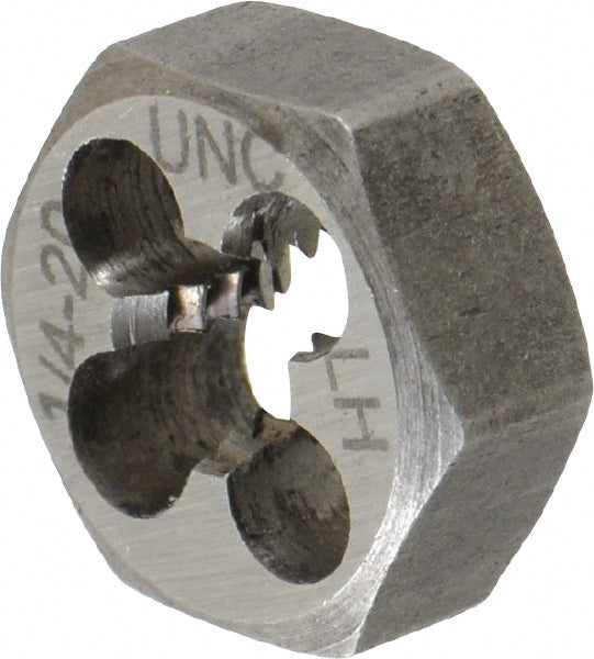 Value Collection 366-0161 Hex Rethreading Die 1/4-20, Left Hand, Carbon Steel