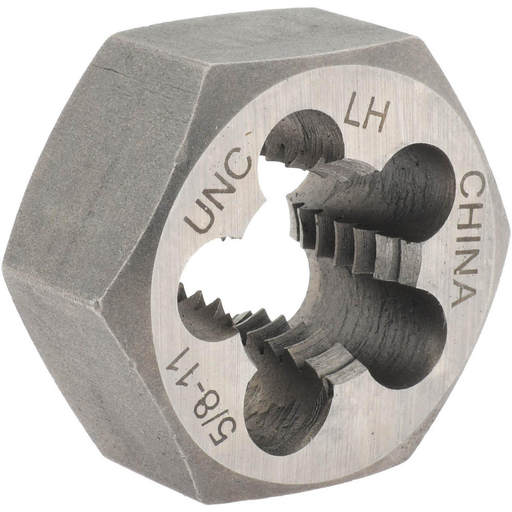 Value Collection 366-0401 Hex Rethreading Die 5/8-11, Left Hand, Carbon Steel