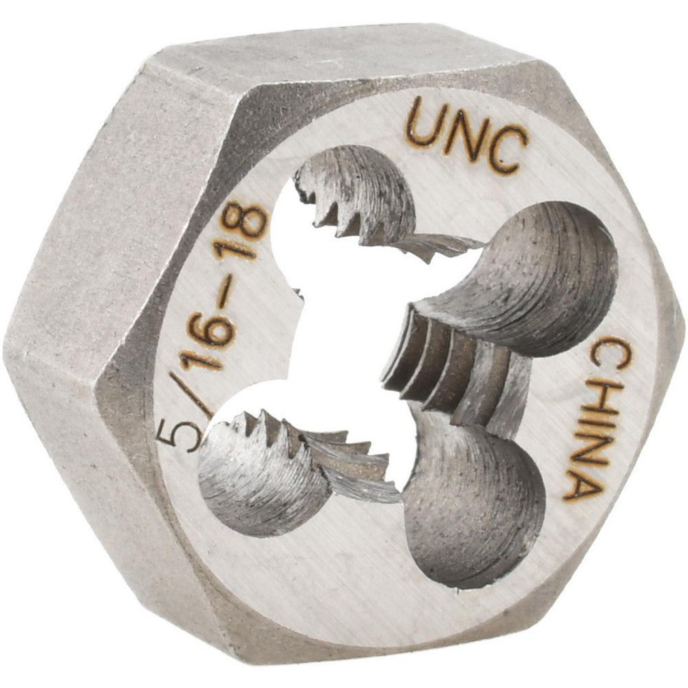 Value Collection 365-0201 Hex Rethreading Die 5/16-18, Right Hand, Carbon Steel