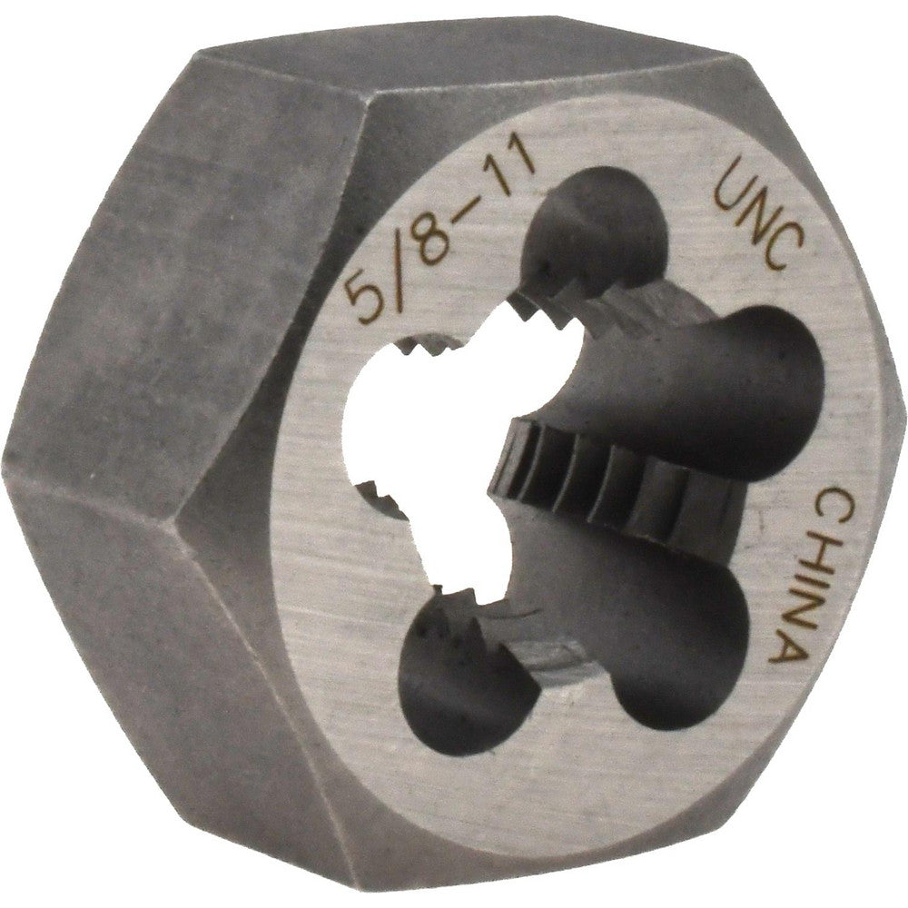 Value Collection 365-0401 Hex Rethreading Die 5/8-11, Right Hand, Carbon Steel